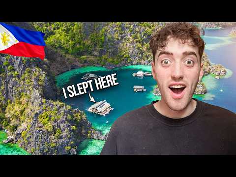 OVERNIGHT ON A LUXURY HOUSEBOAT IN PHILIPPINES (Better than Maldives) 🇵🇭