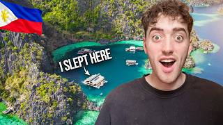 OVERNIGHT ON A LUXURY HOUSEBOAT IN PHILIPPINES (Better than Maldives) 🇵🇭