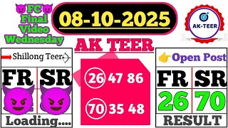 08/10/2025 Shillong Teer Counter 😈FC😈 Success Only 2 Guti Fix FR/SR Result Target || @akteers