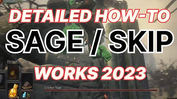 Detailed up-to-date crystal sage skip tutorial made 2023
