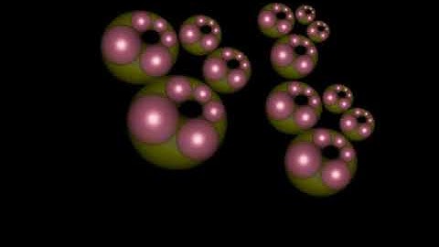 Hierarchical 3D Steiner chain (Asymptote)