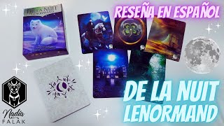 DE LA NUIT LENORMAND 🤍 Unboxing y Reseña en Español ✨ Nadia Falak