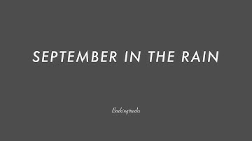 Thumbnail of SEPTEMBER IN THE RAIN chord progression - Backing Track Play Along Jazz Standard Bible 2 Guitar