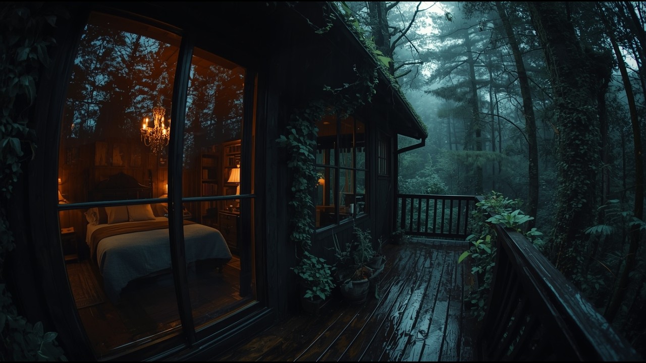 Calming Rain Sounds for Sleep: Forest Ambience for Studying & Focus