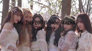My Top 200 B-Side Tracks of 2019