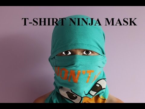 How to Make a Ninja Mask from a T-Shirt