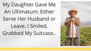 My Daughter Gave Me An Ultimatum: Either Serve Her Husband or Leave. I Smiled, Grabbed My Suitcase.