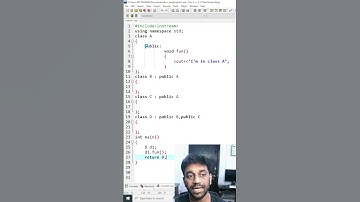 Hybrid inheritance & virtual keyword explained with C++ diamond problem in Hindi #coding #cpp #oop