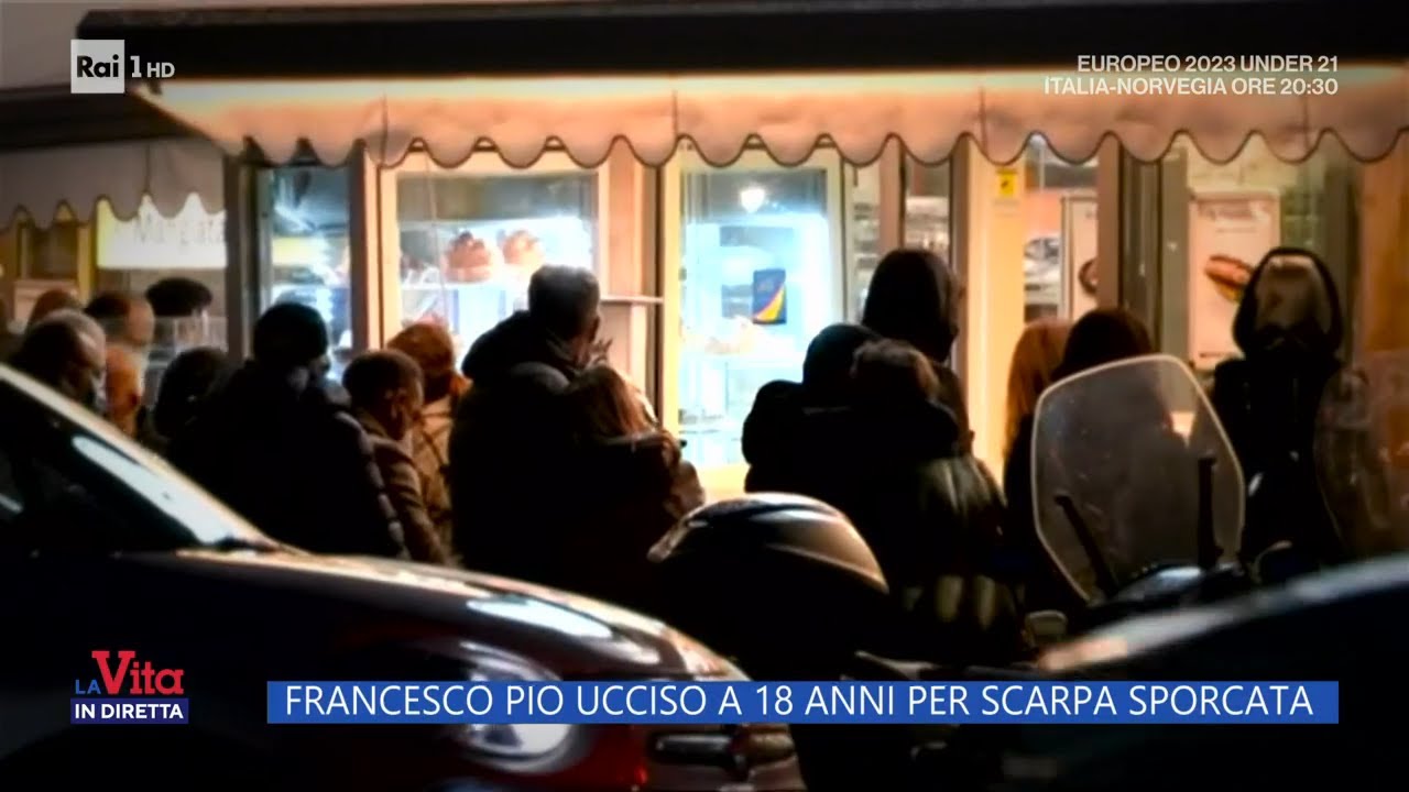 Francesco Pio ucciso a 18 anni per una scarpa sporcata - La vita in diretta 28/06/2023