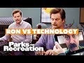 Ron Swanson Hates Technology - Parks and Recreation