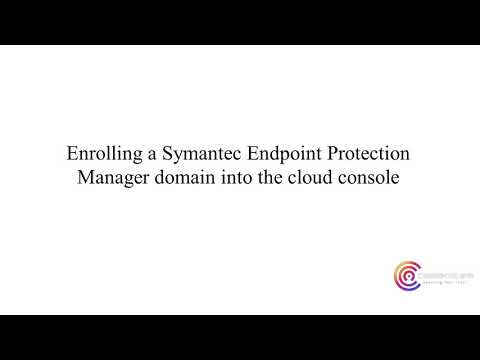 Enrolling a Symantec Endpoint Protection Manager to the SESC cloud console