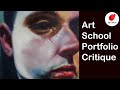 Art School Portfolio Critique #8 by a RISD Art Professor
