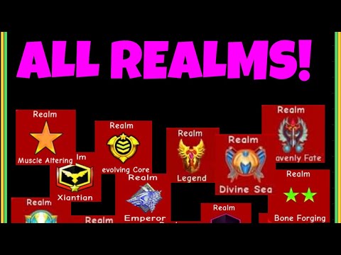 All Realms In Op Ninja Simulator Youtube