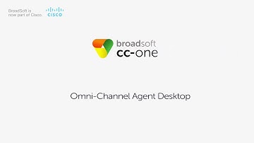 BroadSoft CC-One Omni-Channel Agent Desktop
