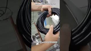 Automatic metre counting, sorting, cutting and rewinding machine for drip irrigation tubes