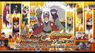 [Naruto Blazing] 1020 PEARLS JIRAIYA BIRTHDAY CELEBRATION SUMMONS | Naruto Ultimate Ninja Blazing screenshot 1