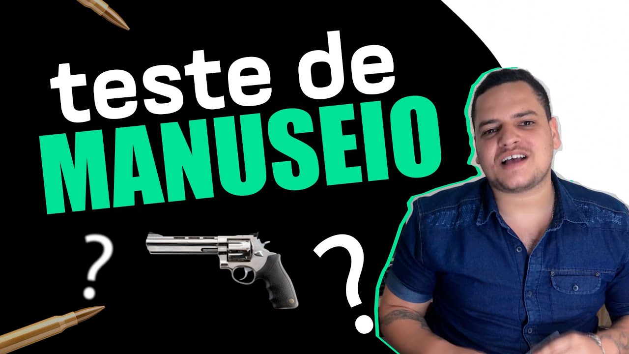 Como é feito o TESTE DE MANUSEIO DE ARMA DE FOGO ? | MÉTODO POSSE FÁCIL