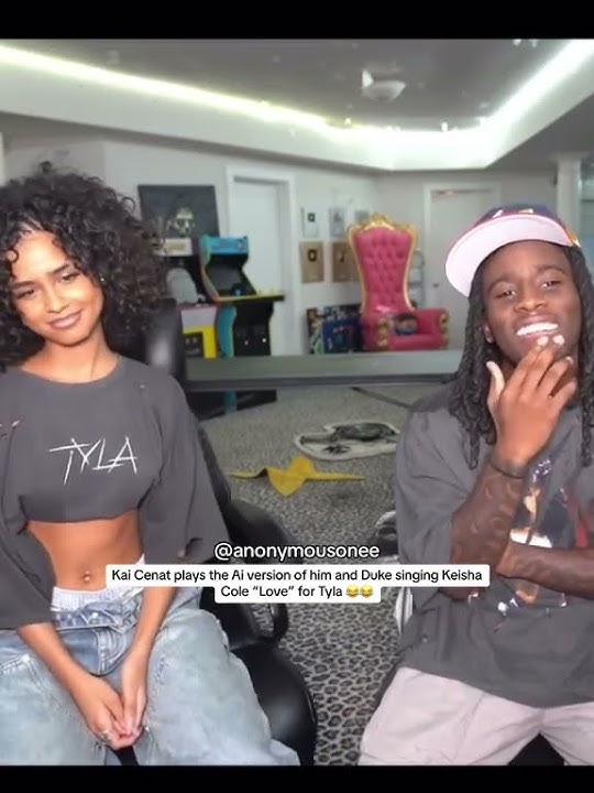 Kai cenat plays the ai version of him singing keisha cole “love” for tyla#viral#shorts #explore #fyp