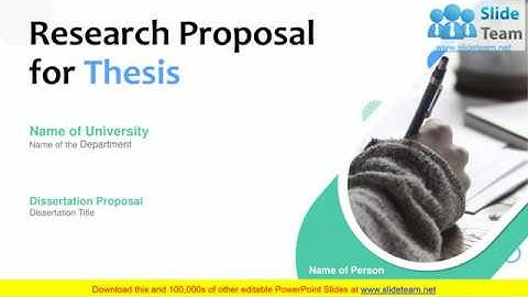 Research Proposal For Thesis PowerPoint Presentation Slides