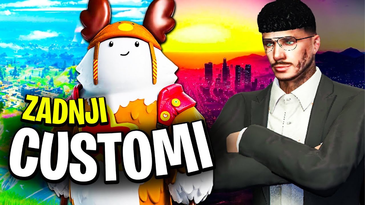 ZADNJI Fortnite CUSTOMI in GTA RP bomo srečali vesoljce? 🤔 ║ Uporabi kodo BESTAIMEU !