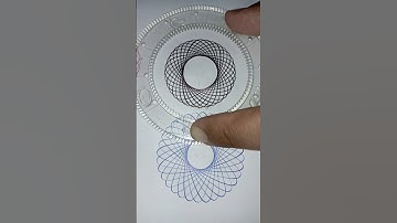 How many rotations did the pen make in total ?#shorts #spirograph