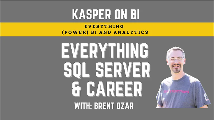 Everything SQL Server & Career with Brent Ozar