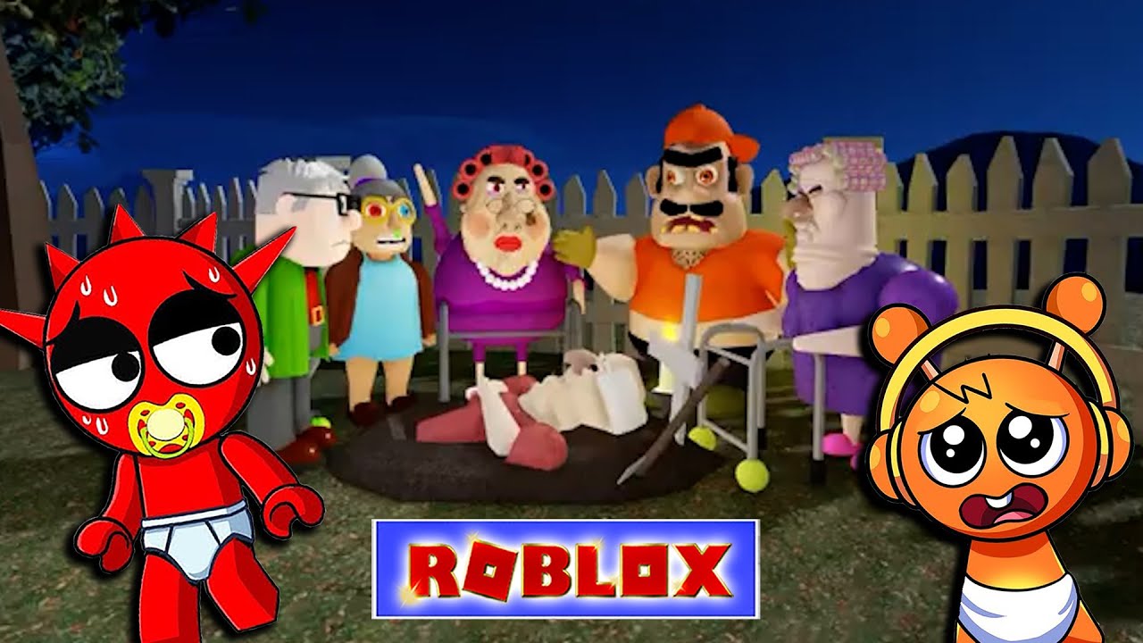 BABY RADDY SPRUNKI vs GRUMPY GRANDPA IS DEAD!? #roblox #obby - YouTube