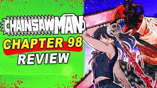 Chainsaw Man Chapter 98 Review-The War Devil's HUNT For Chainsaw Man Begins!