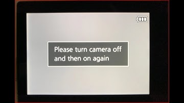 "Please turn camera off and then on again" message, after I dropped my Lumix GX85