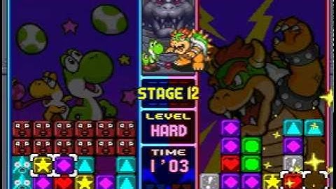 Tetris Attack Lucky Win vs. Bowser