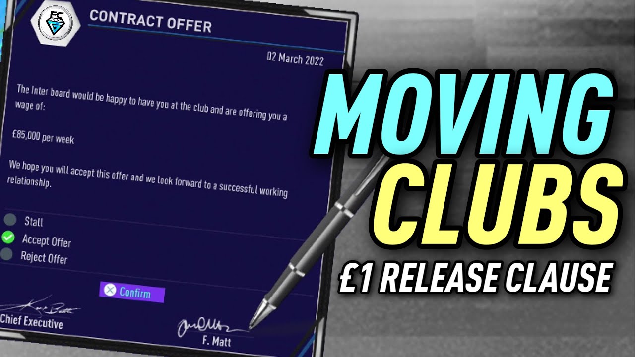 FIFA 21 MOVING CLUBS (£1 RELEASE CLAUSE) YouTube