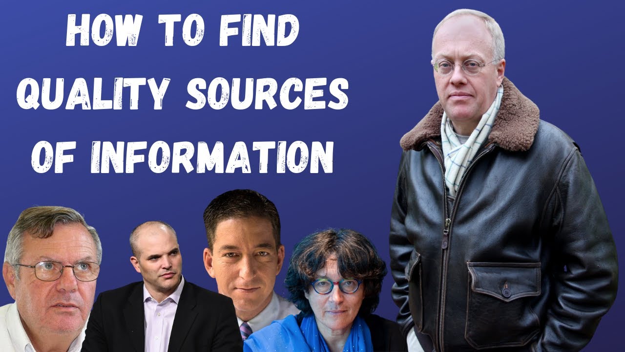 Chris Hedges Explains HOW to Seek Out Quality Journalism YouTube