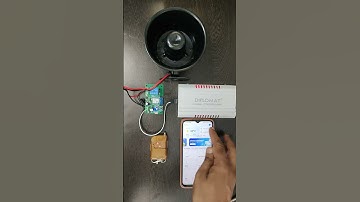 How to Operate WiFi Siren with mobile app