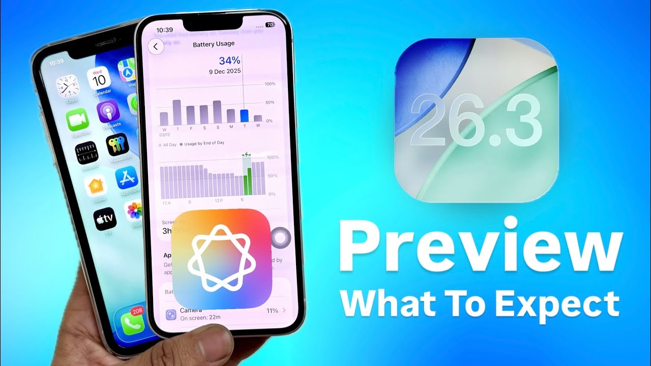 iOS 26.3 Preview - What To Expect - IOS 26.3 Beta Release Date - YouTube