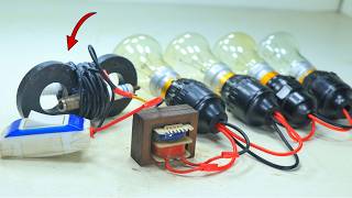 A New Create 4500W 220V Free Electricity 220V From Spark Plug Use Permanent Magnet Copper Wire