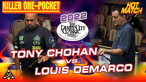 ONE-POCKET: TONY CHOHAN VS LOUIS DeMARCO - 2022 DE...