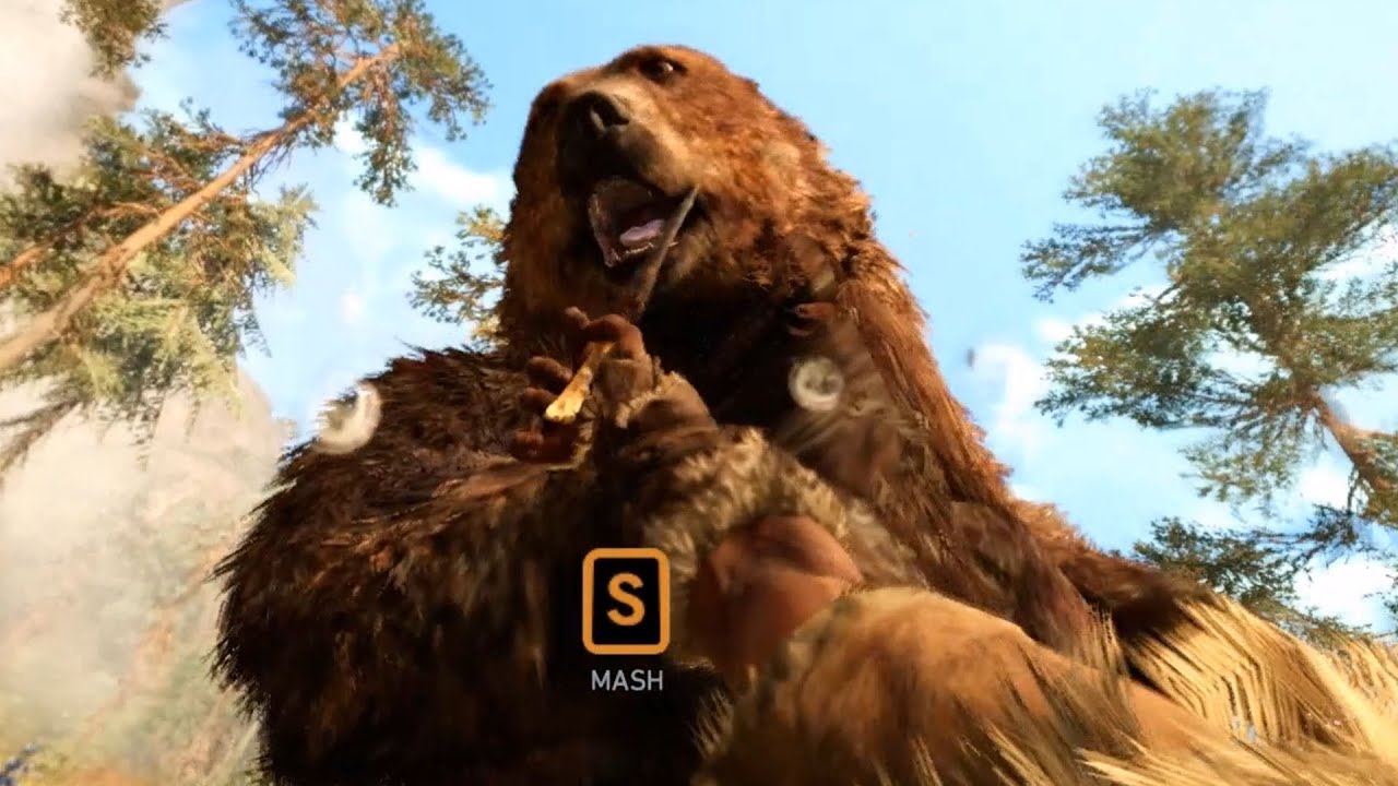Far Cry Primal - Hunting Brown Bear | Location - Free Roam Gameplay (PC HD) [1080p60FPS]
