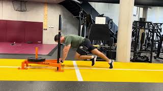 Prowler (Sled) Push - low hand position