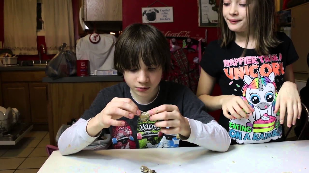 kids eat sardines in a can YouTube