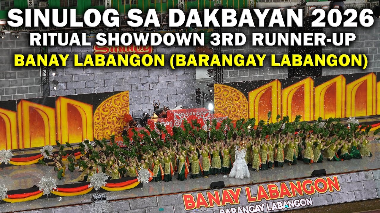 Sinulog sa Dakbayan 2026 Ritual Showdown 3rd Runner Up - Banay Labangon of Barangay Labangon