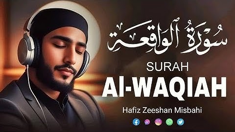 Surah Al Waqiah سورة الواقعة | Peaceful Lofi Voice for Anxiety Relief & Tranquility | #surahwaqiah