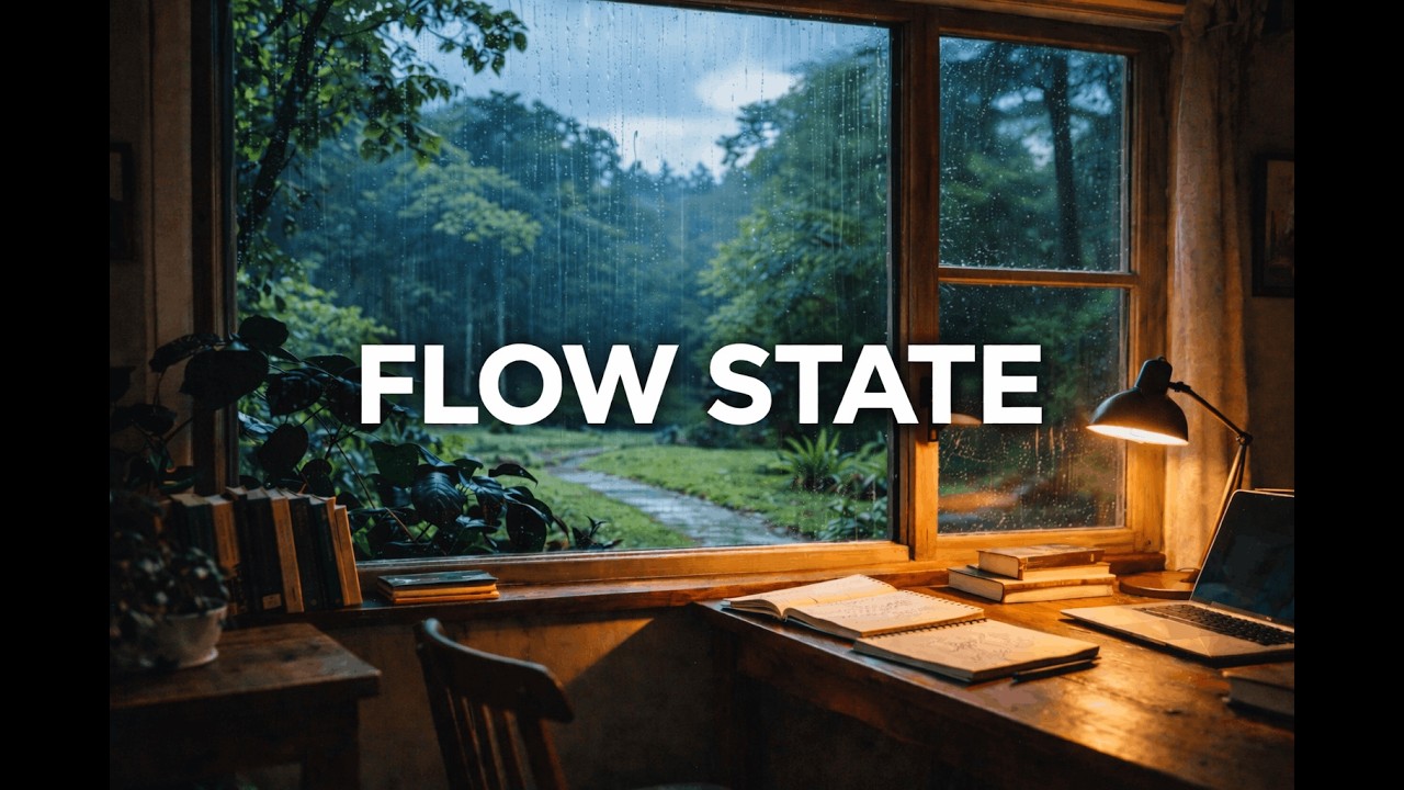 Rain Sounds for Long Work Sessions & Flow State (No Music)