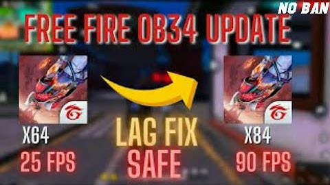 Free Fire OB34 x86 Phoenix OS Free Fire Has Stopped working & Black Screen Error Fix rampage ✅No ban