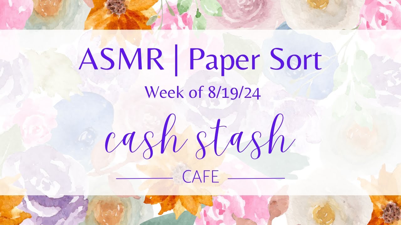 ASMR | Paper Sort | Planner Prep | Paper and Stacking Sounds