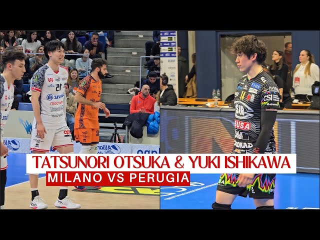 【大塚選手サイン入】Allianz Power Volley Milanoタオル 大塚達宣選手所属 パワーバレー・ミラノ vs シル・サフェーティ