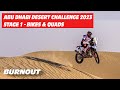 Abu Dhabi Desert Challenge 2023 | STAGE 1 | BIKES &amp; QUADS | BURNOUT