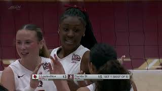 Full Louisville vs. Florida State Full Match Replay | 2026 ACC Volleyball News