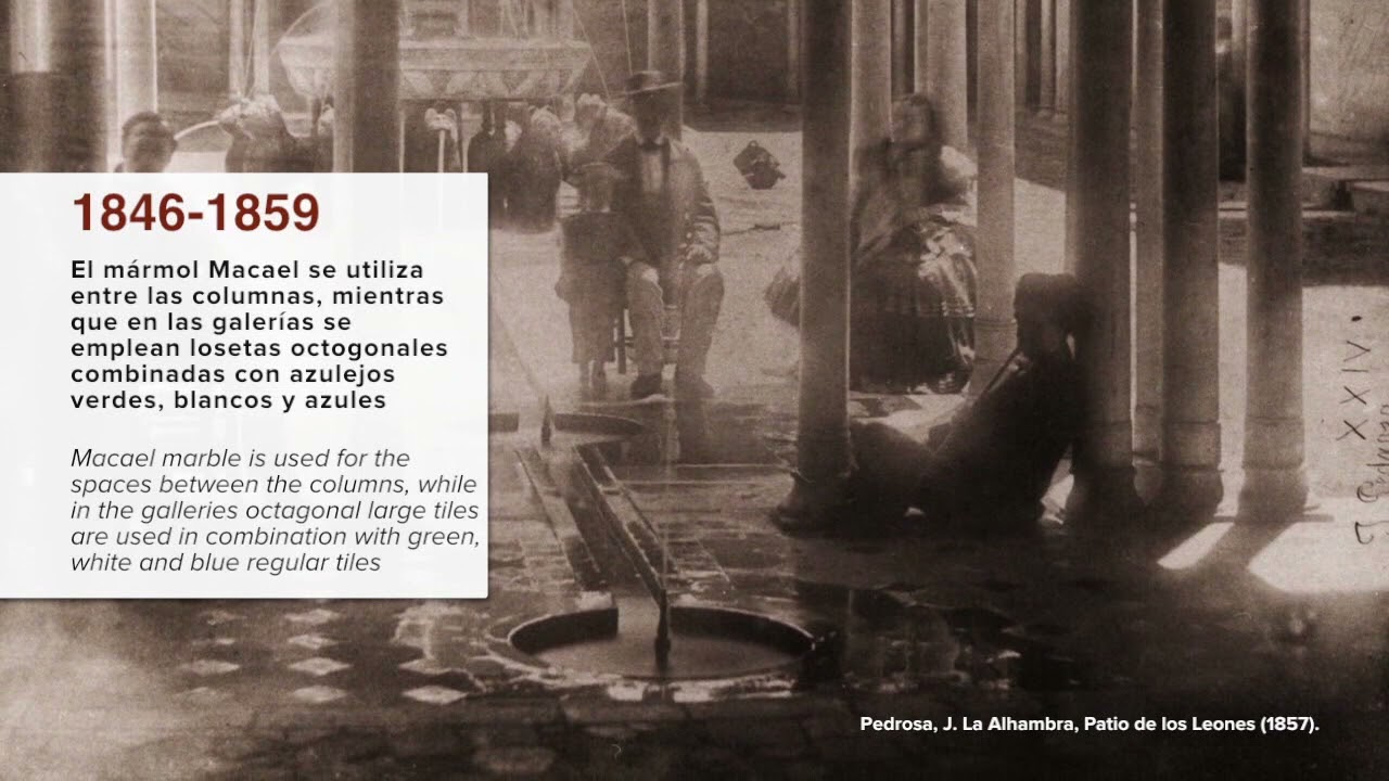Descifrando el Patio de los leones. Pavimentación / Paving oh The Courtyard of The Lions. Alhambra