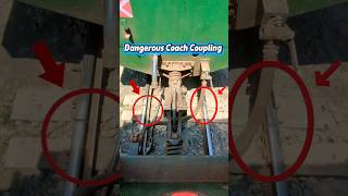 Two coach coupling in Running scene 🔥 #train #railvlogger #railway #railtrack #railcoach #liketrain