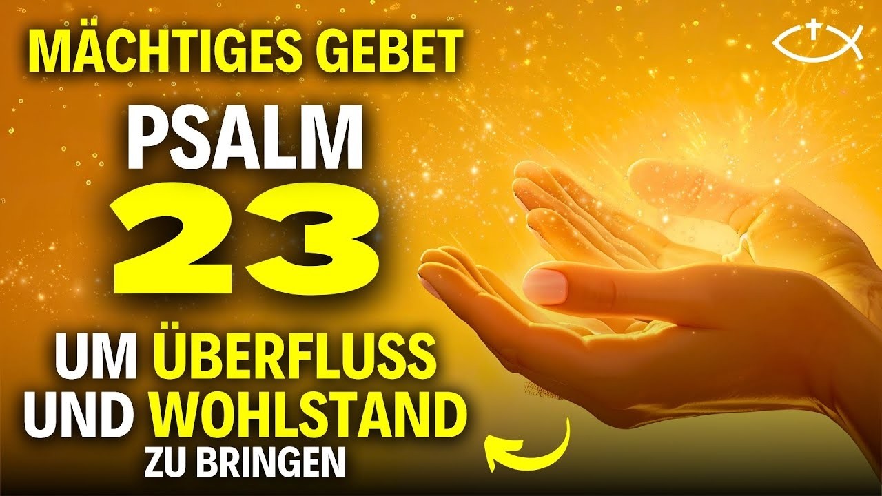 Psalm 23  Das Geheimnis für göttlichen Wohlstand 🙏